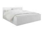 Bohometop 100 Double White Bed 160x200 Laminate Slatted Base 164x204x80cm 64546YGHH