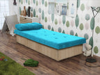 Bohometop 100 Single Bed Turquoise 80x190 No 80x190x39cm 19843EFLE