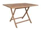 Bohometop - Rectangular Garden Table 120cm Natural Teak 29307KFVV