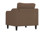 Brown Armchair 60 cm Fabric