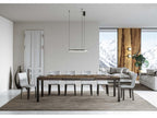 Homelumiere Extendable Dining Table - Brown - Legs and Supports on Homelumiere - Extendable Width 160 to 420cm