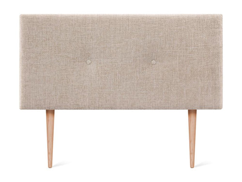 Bohometop Natural Wool Headboard with Buttons 95x105cm with Legs for 90cm Beds - Bohometop 08647KSVF