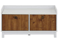 Bohometop - 2-door bench in white oak effect 22447UAYV