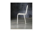 Homelumiere - Chair in bright white lacquered metal