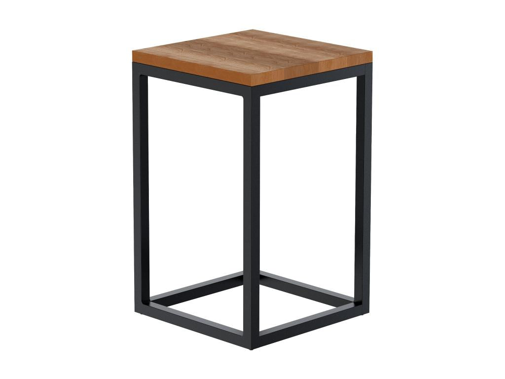 Side table - square - Wood - 30x30 cm - Oak - Homelumiere