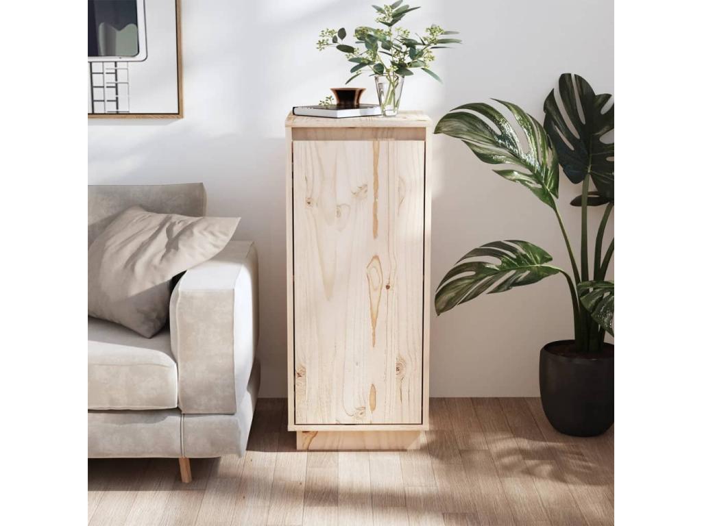 Sideboard 31.5x34x75 cm Solid pine wood 48712TUMH