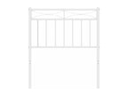 White metal headboard 75cm 50137JZJQ