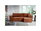 Bohometop 3-seater reversible corner sofa bed in corduroy velvet 34086LTCQ