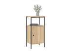 Homelumiere oak bedside table, 41x31x80 cm, engineered wood
