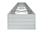 Planter 600x80x45 Galvanized Steel Silver