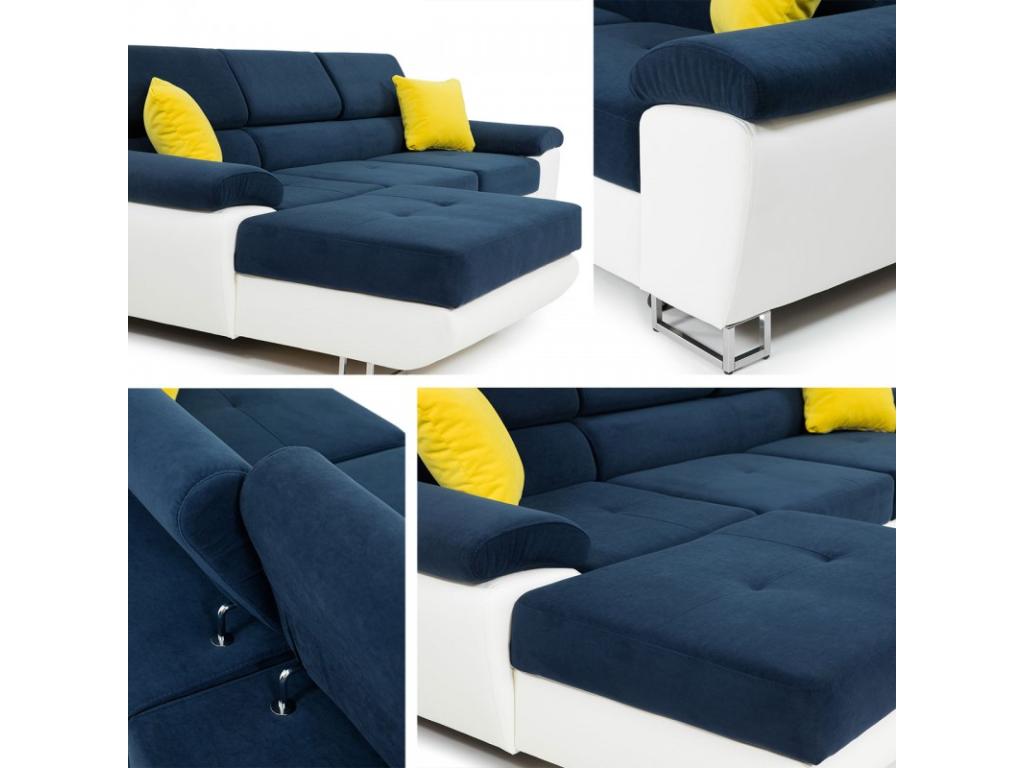 Bohometop 192 Corner Sofa, Light Brown, Sleeping Function, Bed Box, 275x170cm, 52132HARS