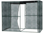 Garden greenhouse, tomato greenhouse, sun protection net, UV-resistant, 50-60 cm shade, 2 roll-up zippered doors, steel, Homelumiere, dark green