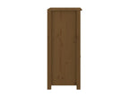 Honey Brown Sideboard 40x35x80 cm Solid Pine Wood 57797ZFUP