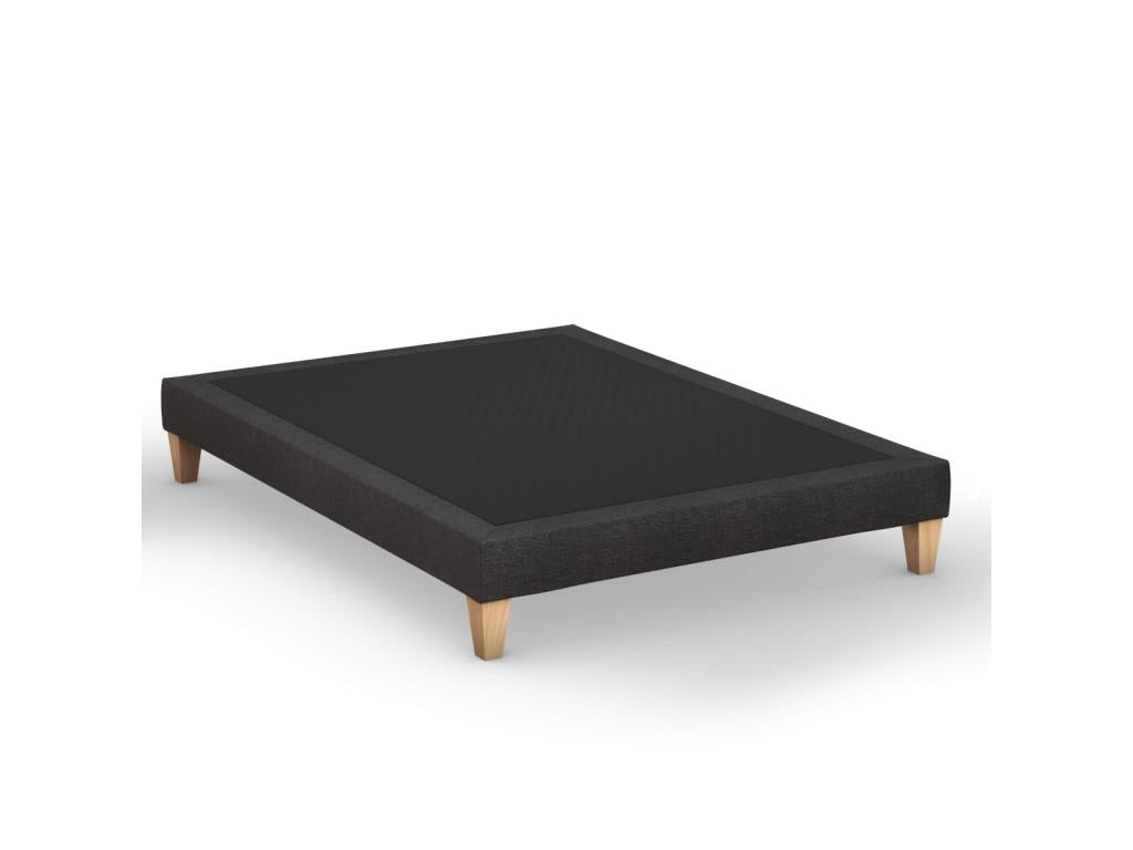 Bohometop 150x200 Black Night Upholstered Decorative Bed Base 84979UJNN