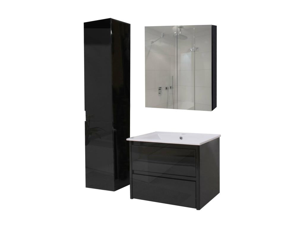Bohometop-B19b black bathroom set 94269QOEF
