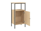 Homelumiere oak bedside table, 41x31x80 cm, engineered wood