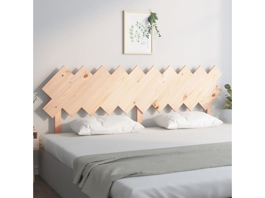 Headboard 196x3x80.5 cm Solid pine wood