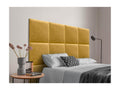 Bohometop Upholstered Headboard in Bohometop Fabric, Composed of Interchangeable Self-Adhesive Bed Panels for Luxury Bedroom, Mustard, 150 cm, 16314QTJD