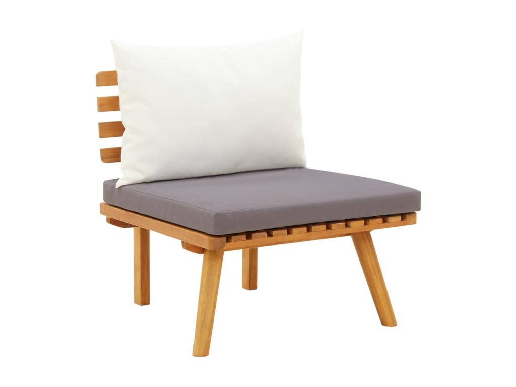 Brown wooden garden furniture set, 65x60x65 cm, 02 0016092