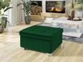 Bohometop 115 Green Pouf 41x68x70cm Upholstery Plastic Feet 50645FLHQ