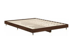 Bed frame without mattress, brown oak, 135x190 cm, 18169JMDW