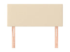 Cream Headboard 80x5x78/88 cm Fabric
