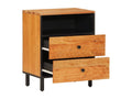 Bohometop solid wood bedside table 50x33x60 cm 21437ARVF