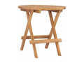 Folding garden table 50x50x50 cm Solid teak wood