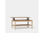 Lift-top coffee table in natural wood, 100x45 cm - Bohometop 31891NQHG