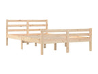 Bed frame Solid wood 140x190 cm 70886GPUS