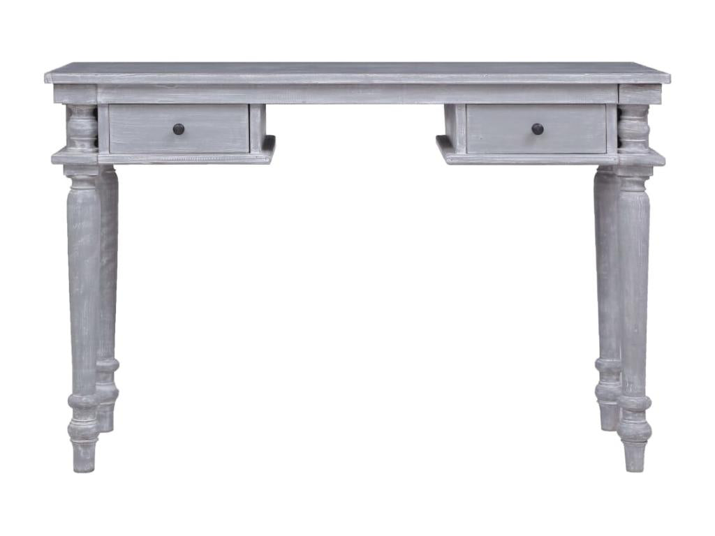 Desk 115x50x78 cm Solid mahogany wood 30334FFGU