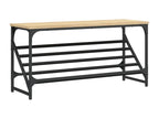 Bohometop Oak Shoe Rack 90x30x45 Engineered Wood 43663CEIJ