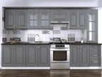 Complete 3.20m Bohometop grey kitchen with moldings 61108SIBH