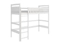 Bohometop Loft Bed LB001 80x160 cm White 37907IMHA