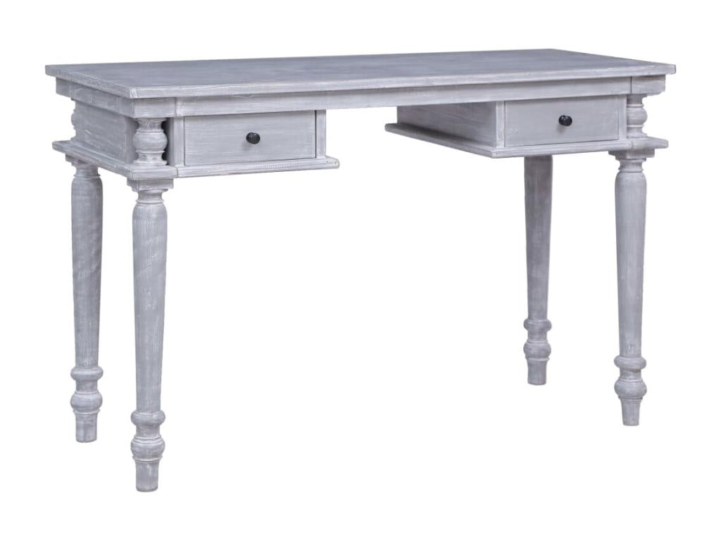 Desk 115x50x78 cm Solid mahogany wood 30334FFGU