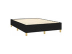 Homelumiere bed base with black 140x200 mattress, fabric