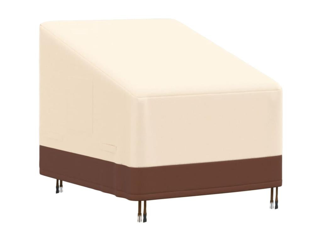 Bohometop beige garden chaise lounge cover 79x97x48/74 cm 600D 05868NMYJ