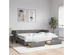 Daybed with pull-out bed and drawers, mattress not included, 80x200 cm, 33036LCIE