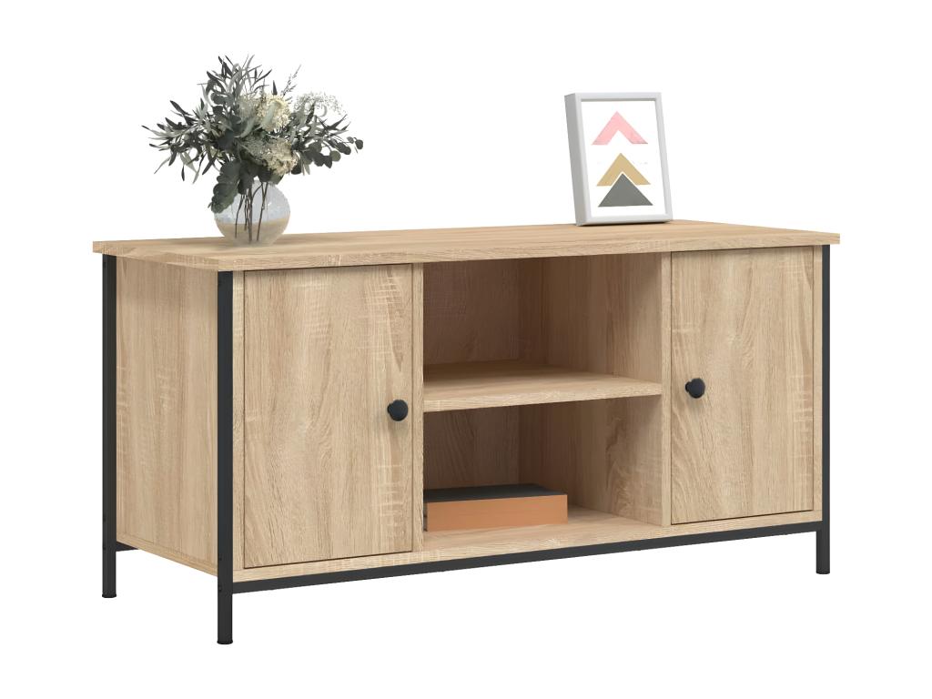 Homelumiere Oak TV Stand 100x40x50 cm Engineered Wood
