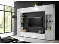 Homelumiere concrete TV unit set, 295 cm