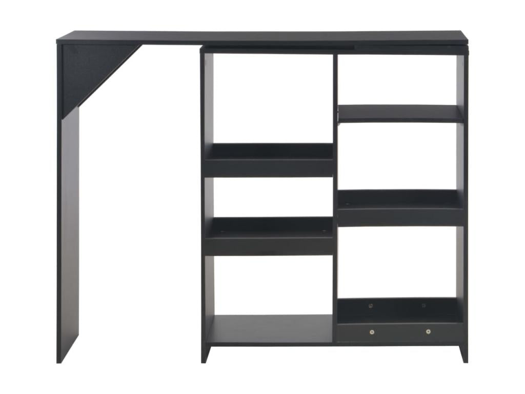 Black high bar table 138x40x120 cm 0902049 05589ZVYM