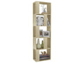 Bohometop oak bookcase/room divider, 45x24x159 cm, 62824GVLS