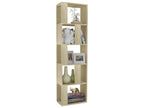 Bohometop oak bookcase/room divider, 45x24x159 cm, 62824GVLS