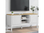 FLORO TV stand, white, 114x43x55 cm, solid pine wood, 63263UIXF