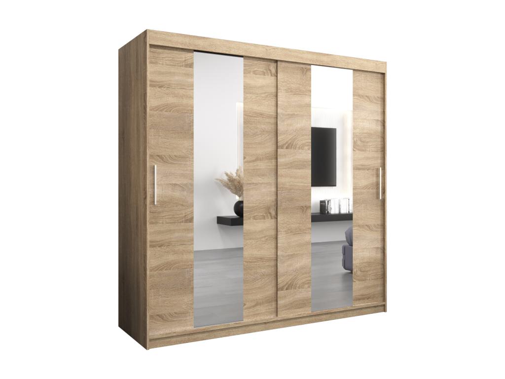 Homelumiere Sliding Door Wardrobe 200/200/62 2 Doors Homelumiere