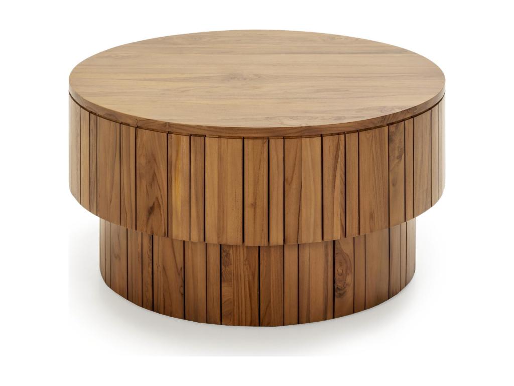 Natural Teak Wood Coffee Table 82467LTNQ