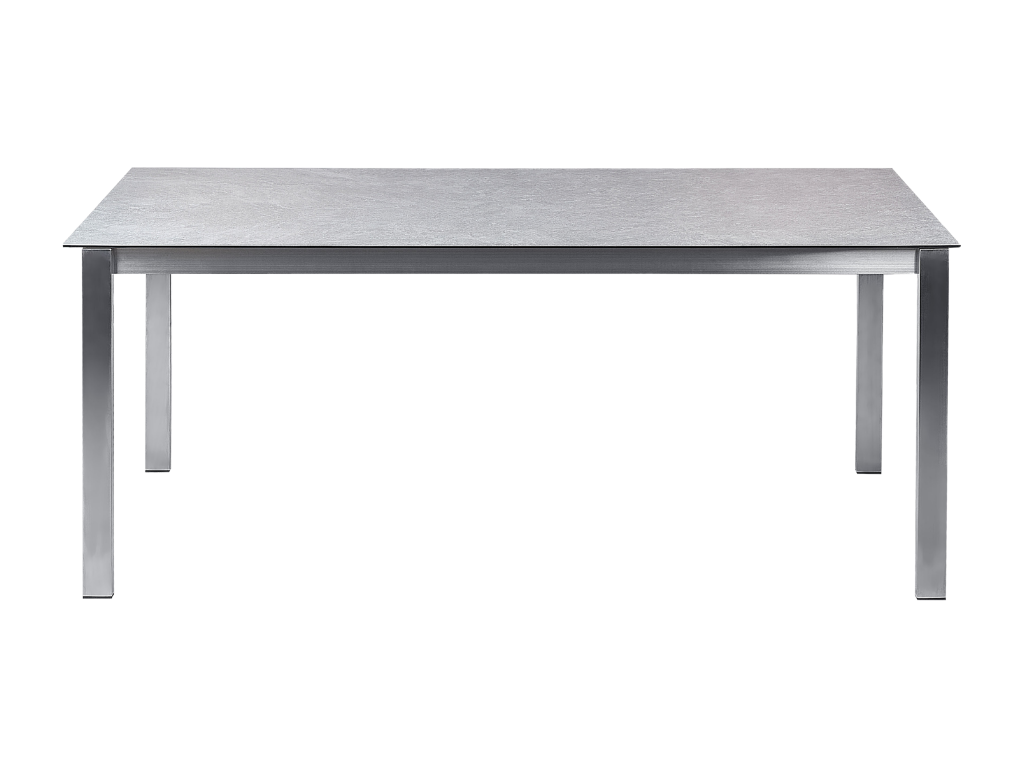 Delimoa Gray Glass Garden Table 96094SQPQ