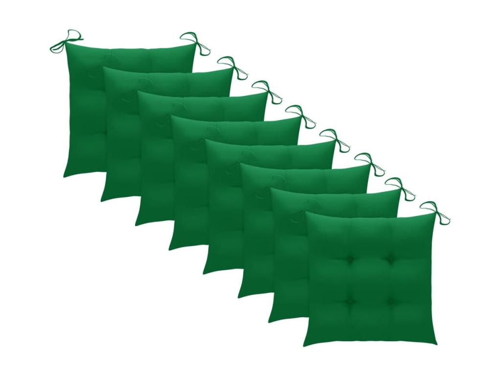 Bohometop 8-Piece Outdoor Dining Chairs with Cushions, Solid Wood, 49288WEEX