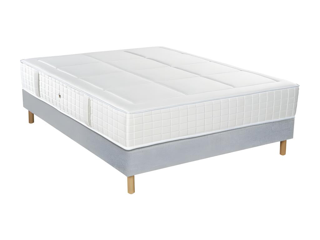 Bohometop 1200 Classic Firm Set, Traditional Graphic Slatted Base, 13 cm Thick, 80x210 Legs, Springs, 84258IXBE