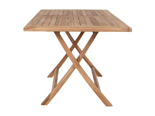 Bohometop - Rectangular Garden Table 120cm Natural Teak 29307KFVV